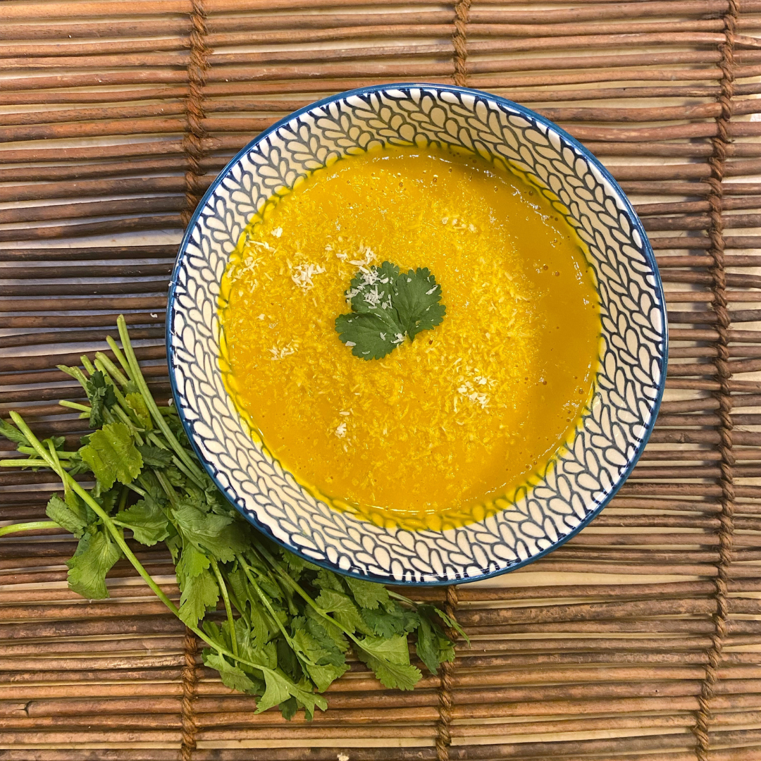 crema de zanahoria thai